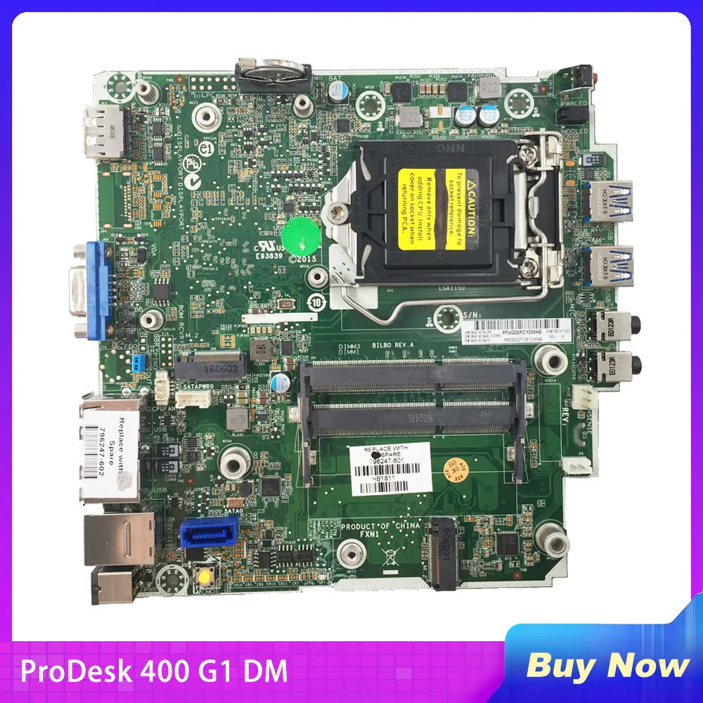 For HP ProDesk 400 G1 DM Desktop Motherboard 796247-001 796247-601 796147-002 796147-003 Will Test Before Shipping