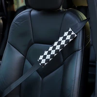 creative car seat belt shoulder cover jacquard diamond car anti friction shoulder belt cover fashion car interior supplies