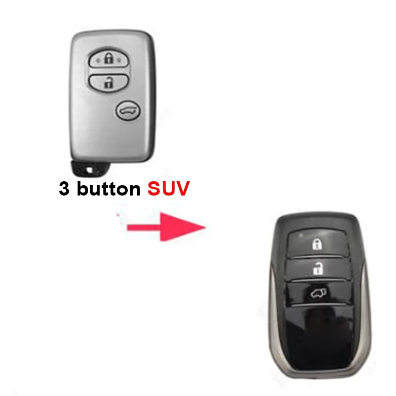 

Модифицированный умный пульт дистанционного управления для Toyota Camry Prado Land Cruiser (Board 5290) с аварийным ключом