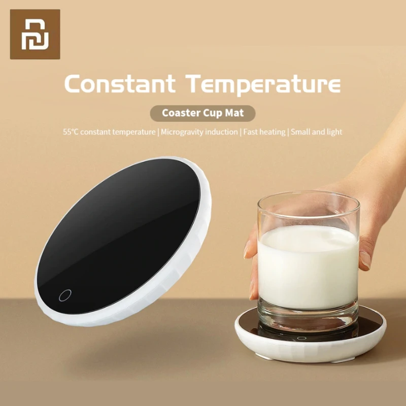 

Youpin Rosou USB Cup Warmer Coffee Mug Heating Coaster Smart Thermostatic 55°C Hot Plate Milk Tea Water Heating Pad Heater