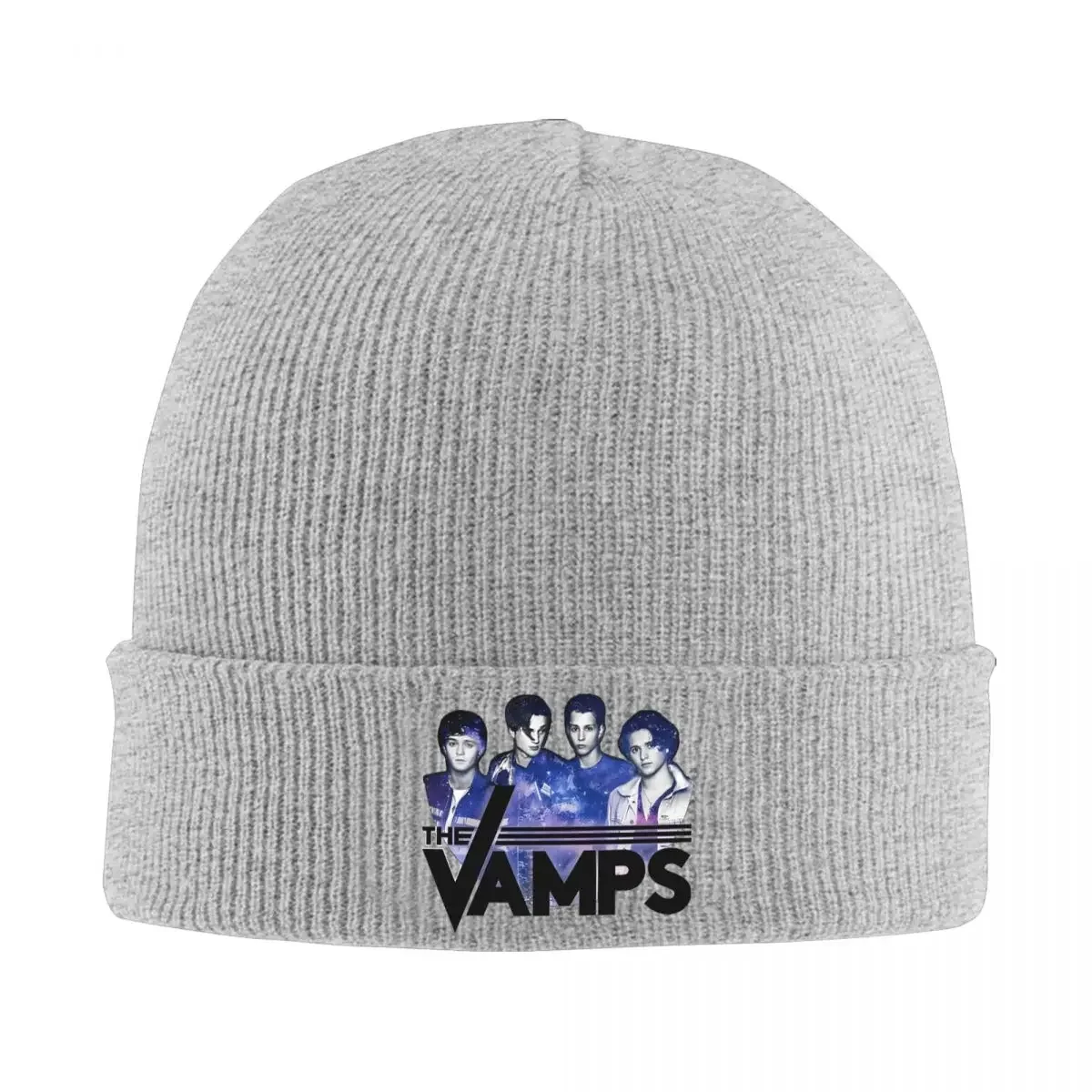 Вязаные шапки Pop The Vamps Band для женщин и мужчин зимние повседневные кепки в стиле