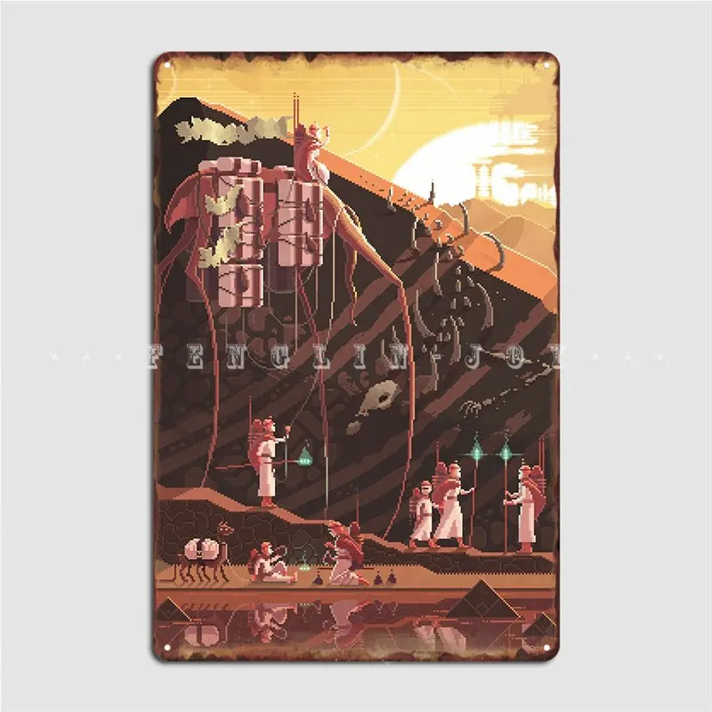 

Scene 19 Nomads Metal Plaque Poster Wall Cave Plaques Pub Garage Printing Tin Sign Poster