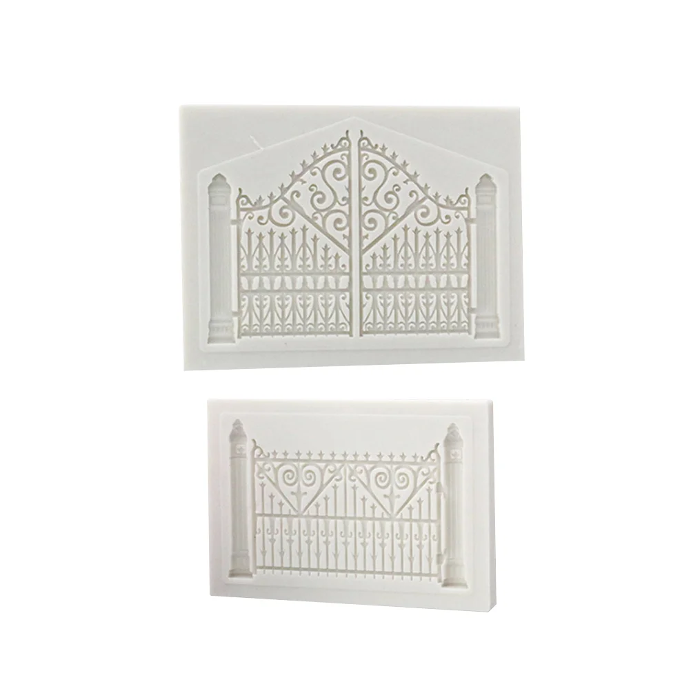 

2Pcs Cakes Molds Fence Stylish Delicate European Molds Molds for Kitchen Shop