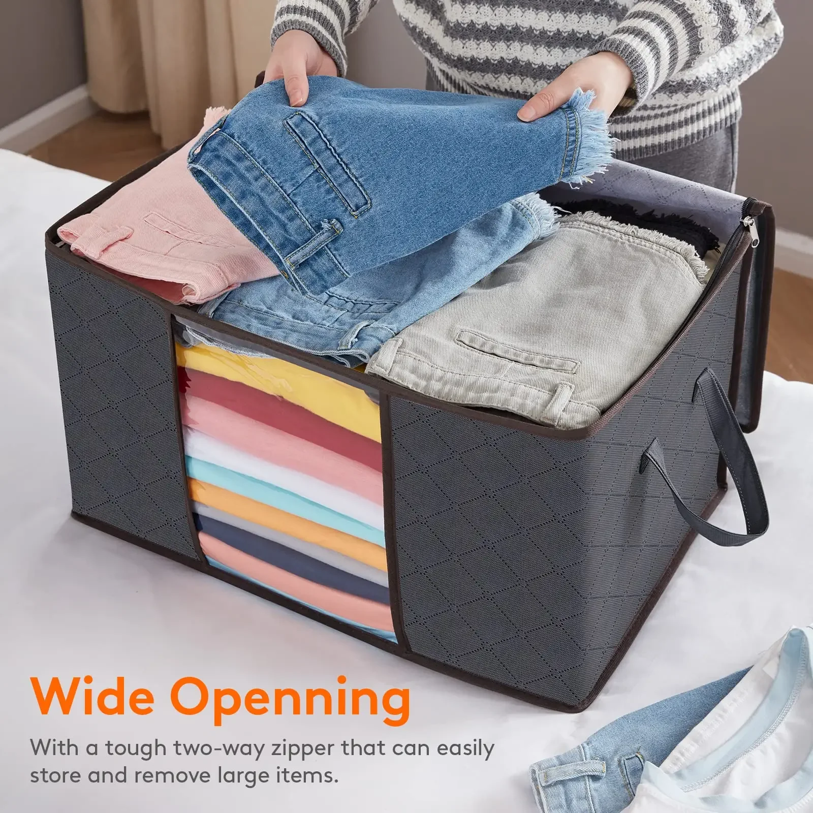 

Non-woven Storage Bag Packing Bag Clothing Quilt Moving Luggage Packing Bag Thickened Clothing Moisture-proof Storage Storage