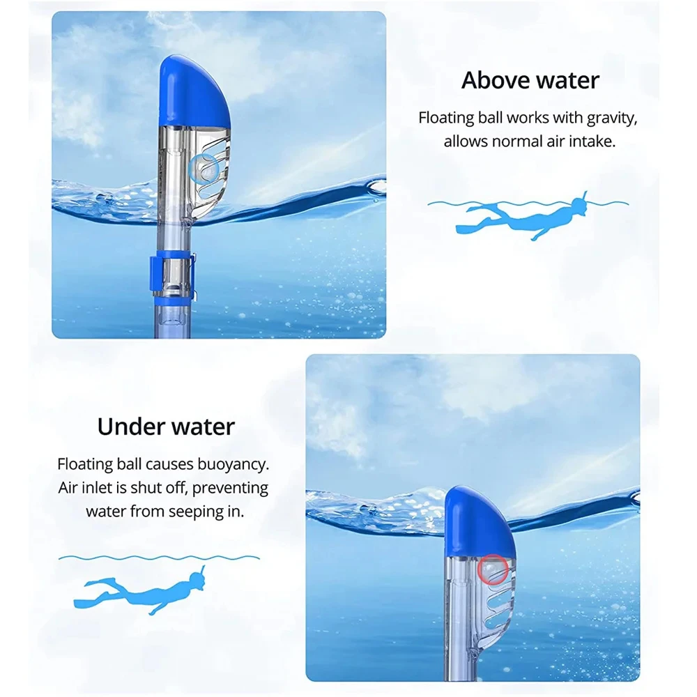 Маски для дайвинга Складной противотуманный комплект масок подводного плавания