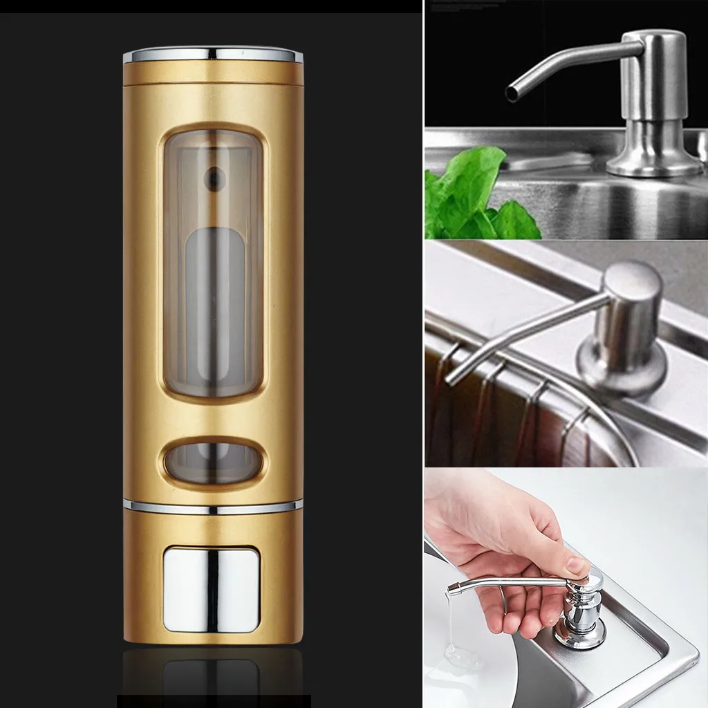 

400ml Soap Dispenser Bathroom Dispensador De Gel Desinfectante Wall Mount Washing Lotion Soap Shampoo Hand Sanitizer Dispenser