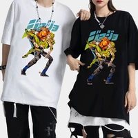 japanese anime jojo bizarre adventure t shirt men women tops funny cartoon graphic print t shirt streetwear fashion tee shirt