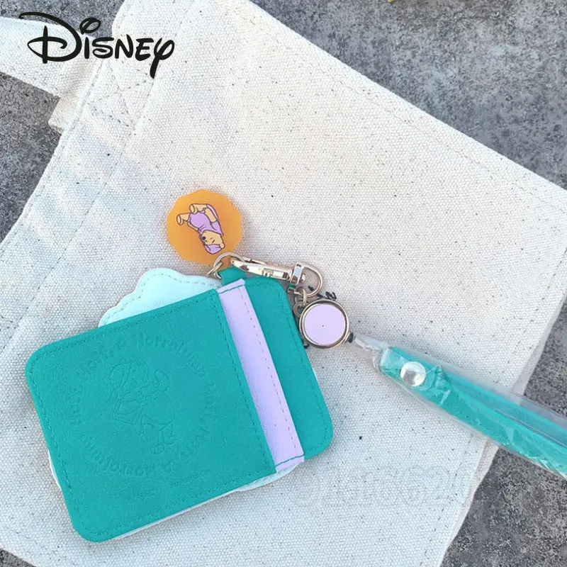 Disney Winnie The Pooh New 3D Card Bag Luxury Brand Fashion Card Bag High Quality Cartoon Cute ID Card Credit Card Storage Bag