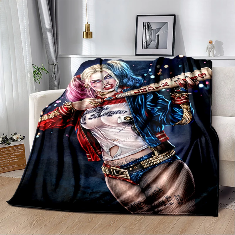 

Персонализированное легкое теплоизоляционное одеяло Joker girl для кровати, офисное одеяло, тонкое одеяло