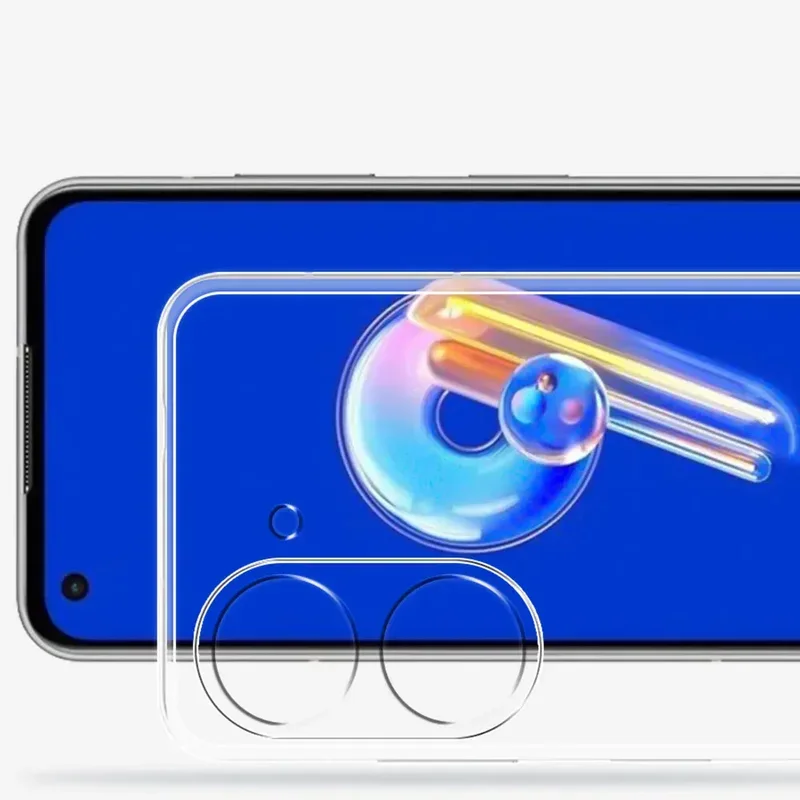Чехлы для Asus ZenFone 10 противоударный прозрачный силиконовый мягкий чехол-накладка 9