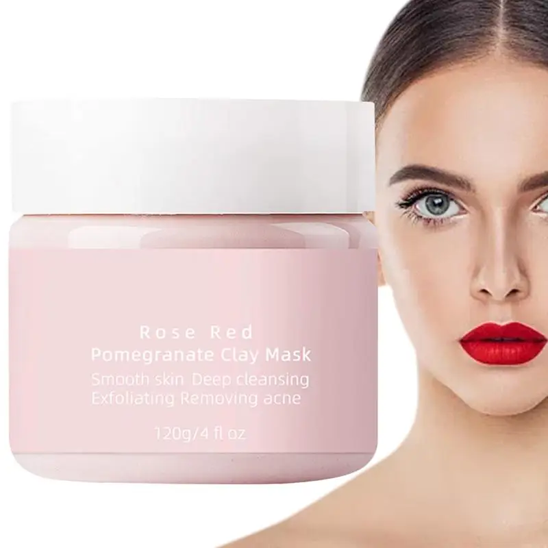 

Rose Clay Facial Cover Rose Mud Faceshield With Pink Clay Rose Water Pink Clay Face Cover Cleans Face Detoxification And