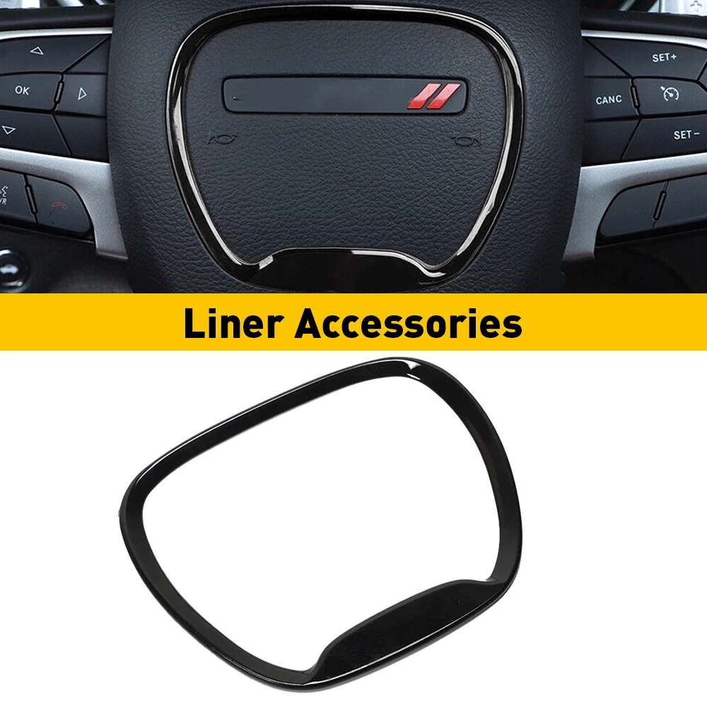 Trim Cover Black For Dodge Charger Challenger Durango Jeep Grand Cherokee Srt8 2015-2022 Stickers Accessories