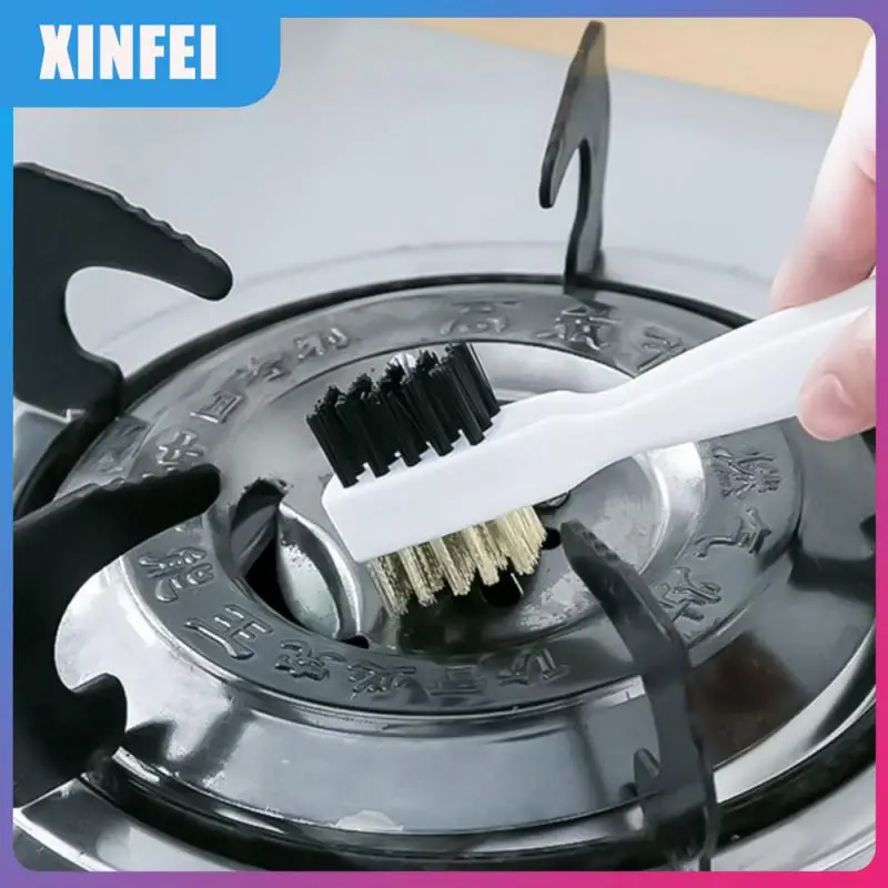 

Labor-saving Cleaning Wire Durable Gas Stove Cleaning Brush No Damage To The Pot Strong Decontamination Fiber Brush Hook Design