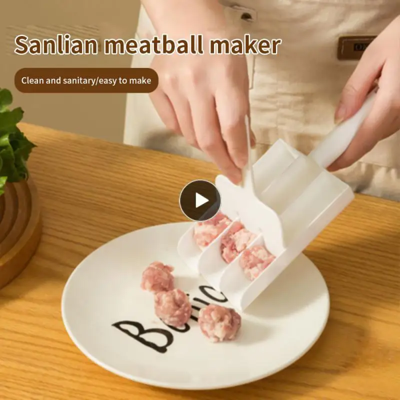 

Diy Meatball Machine Portable Fried Fish Beaf Meat Plastic Meatball Maker Set Plastic Convenient Kitchen Gadgets Kitchen Utensil