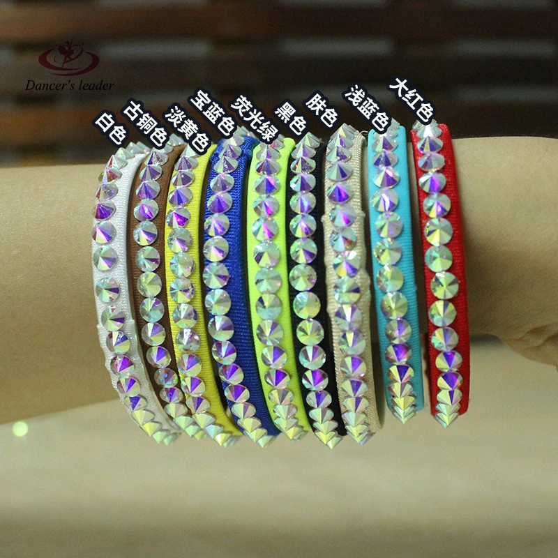 

Pointed Diamond Bracelet Latin Dance Organization Blackpool Children's Competition Special Bracelet Performance High-end Diamond