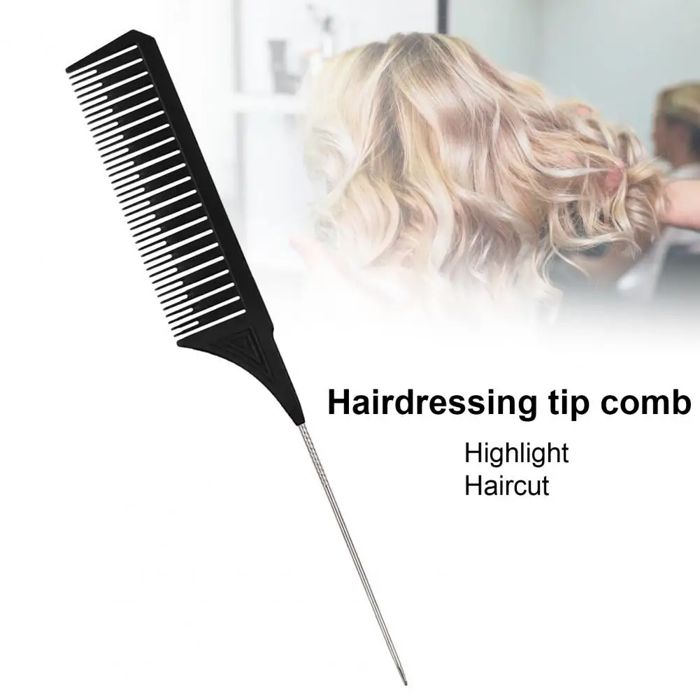 Trendy Comb Good Toughness PC Tip-tail Hair Highlighting for Stylist |