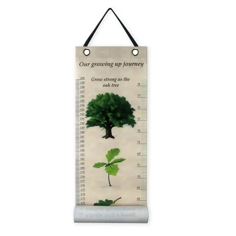

Baby Growth Height Chart Hangings Ruler Wall Decor For Kids Canvas Removable Height Growth Chart Growth Ruler Wall Measurement
