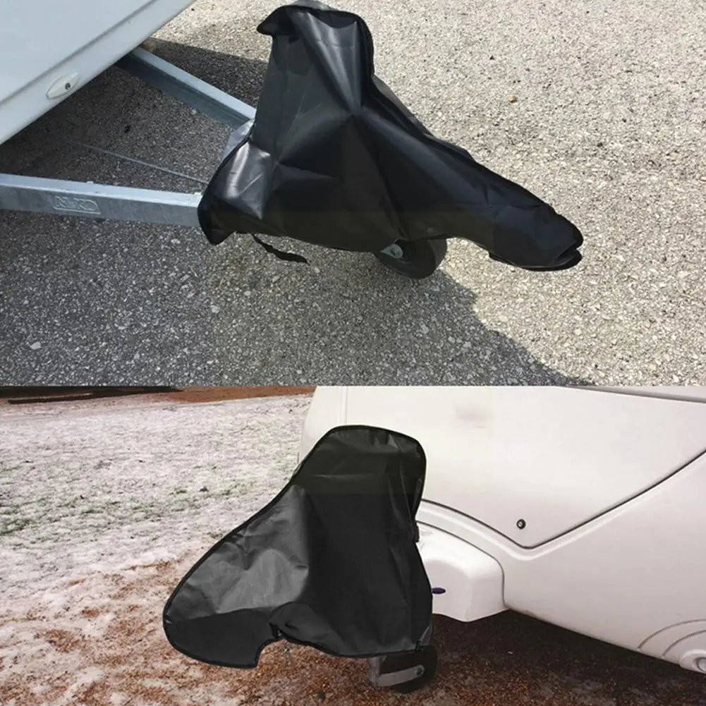 

Waterproof Caravan Hitch Cover Trailer Universal Tow Coupling Rain Accessories Breathable Lock Car Ball Protector Dust C6B3