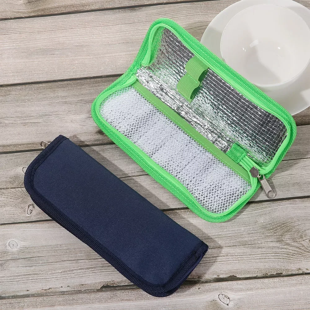 

Diabetic Insulin Cooler Bag Protector Pill Refrigerated Ice Box Ice Pack Insulation Organizer Travel Case