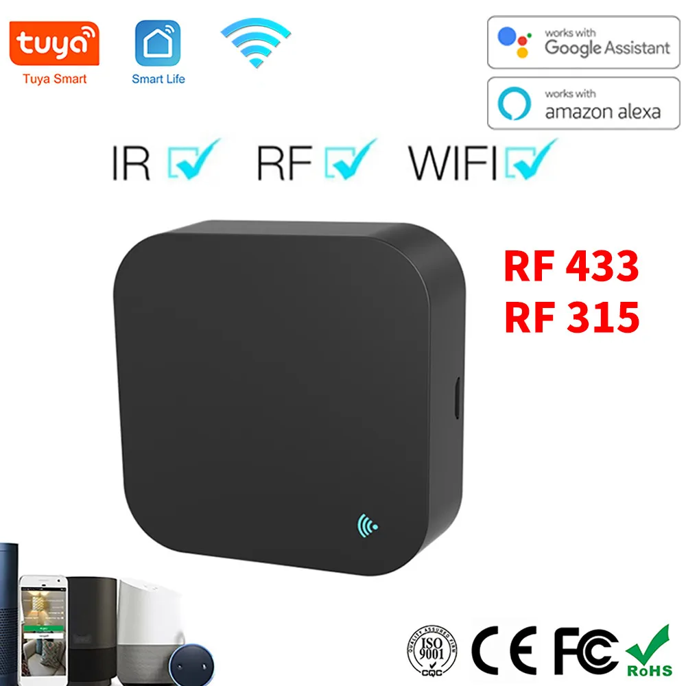 

Универсальный ИК-пульт дистанционного управления Tuya Smart Life, WiFi, RF