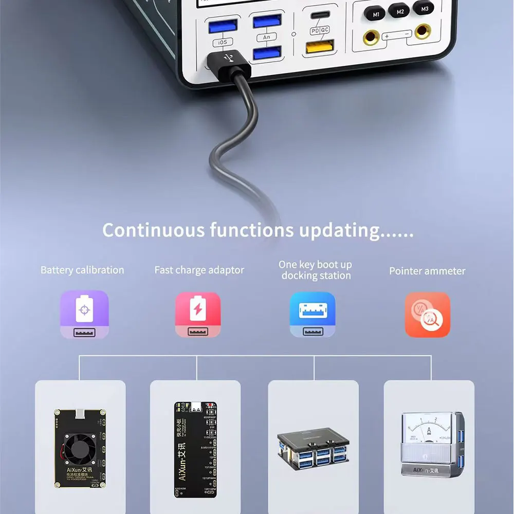 Умный амперметр напряжения Aixun P3208 32 В/8A