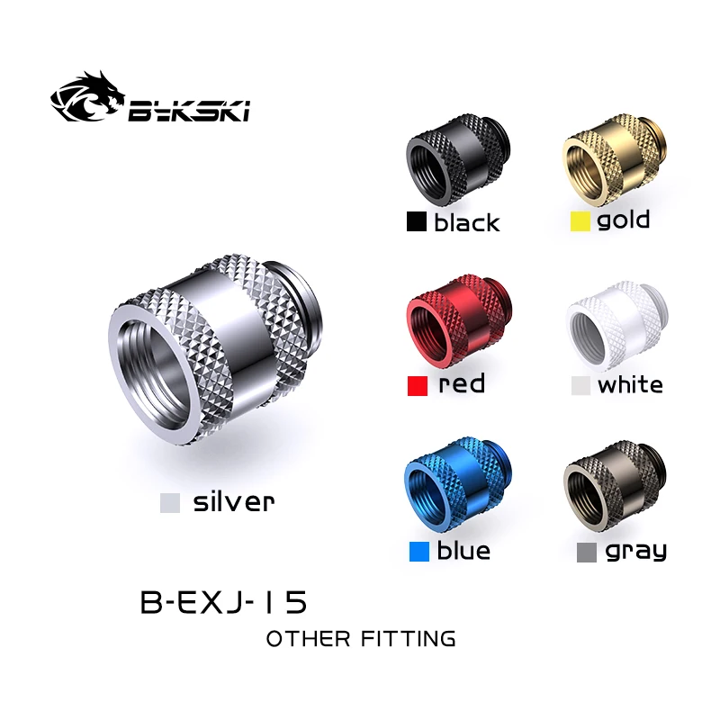 

Bykski 15mm Male To Female Fittings,G1/4'' PC Water Cooling Extender Connector Multil Colors