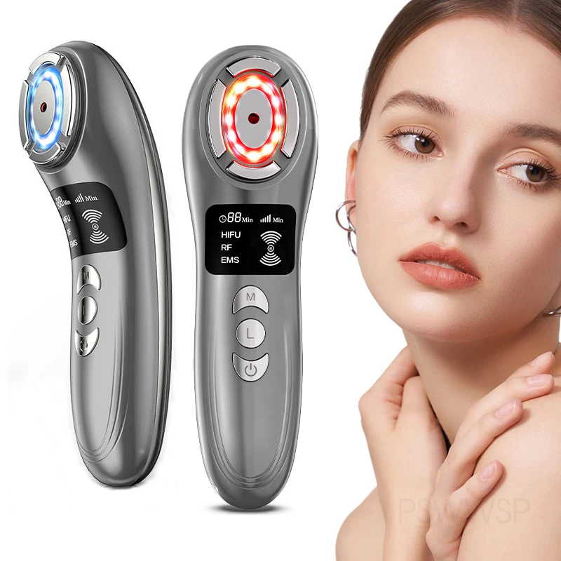 

Mini HIFU Machine Ultrasonic EMS RF Skin Tightening Device Home SPA Face Chin Neck Eye Anti Wrinkle Lifting HIFU Facial Massager