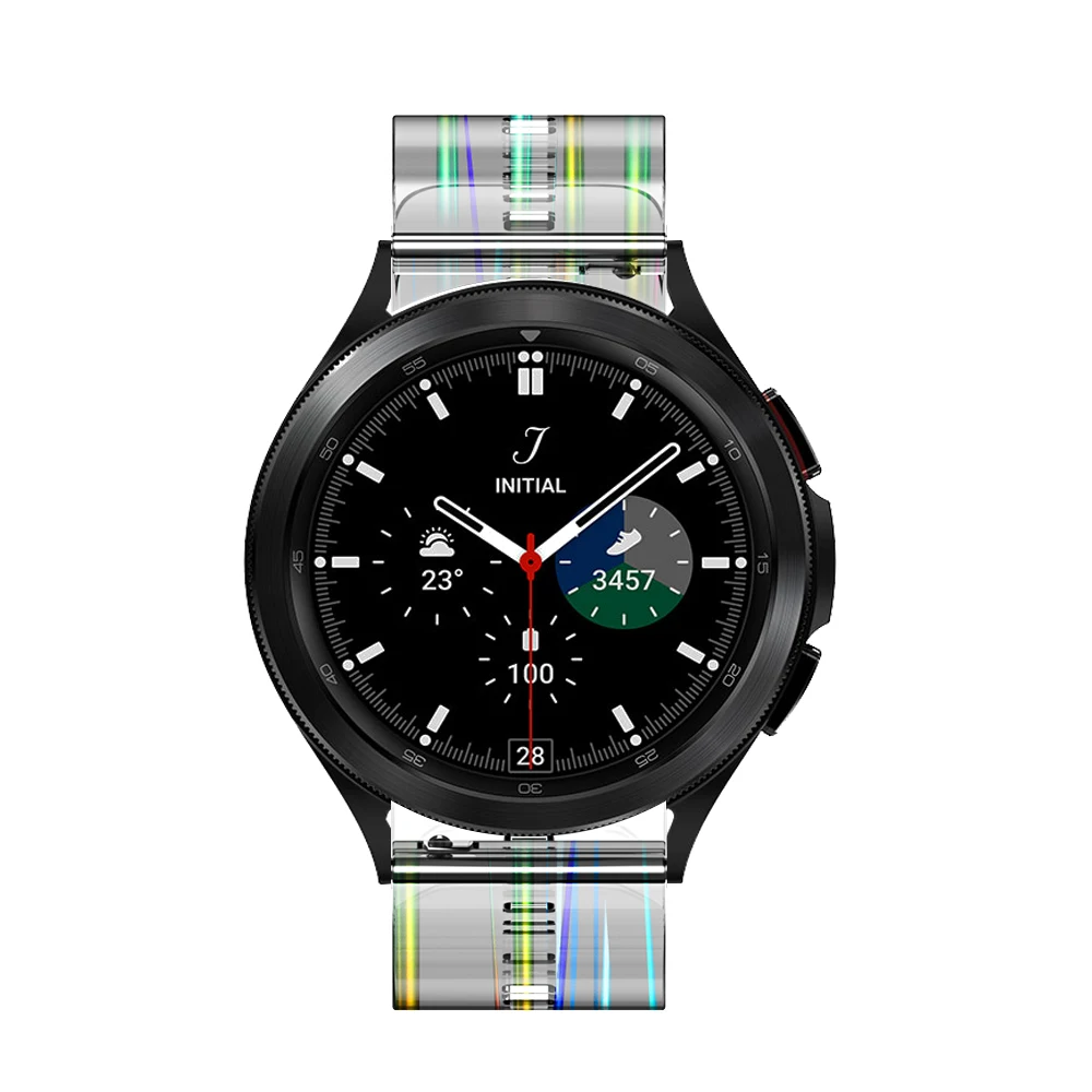 

Transparent Silicone Watchband for Samsung Galaxy Watch 4 44mm 40mm Classic 46 42mm Strap Smart Watch Replacement Wrist Bracelet