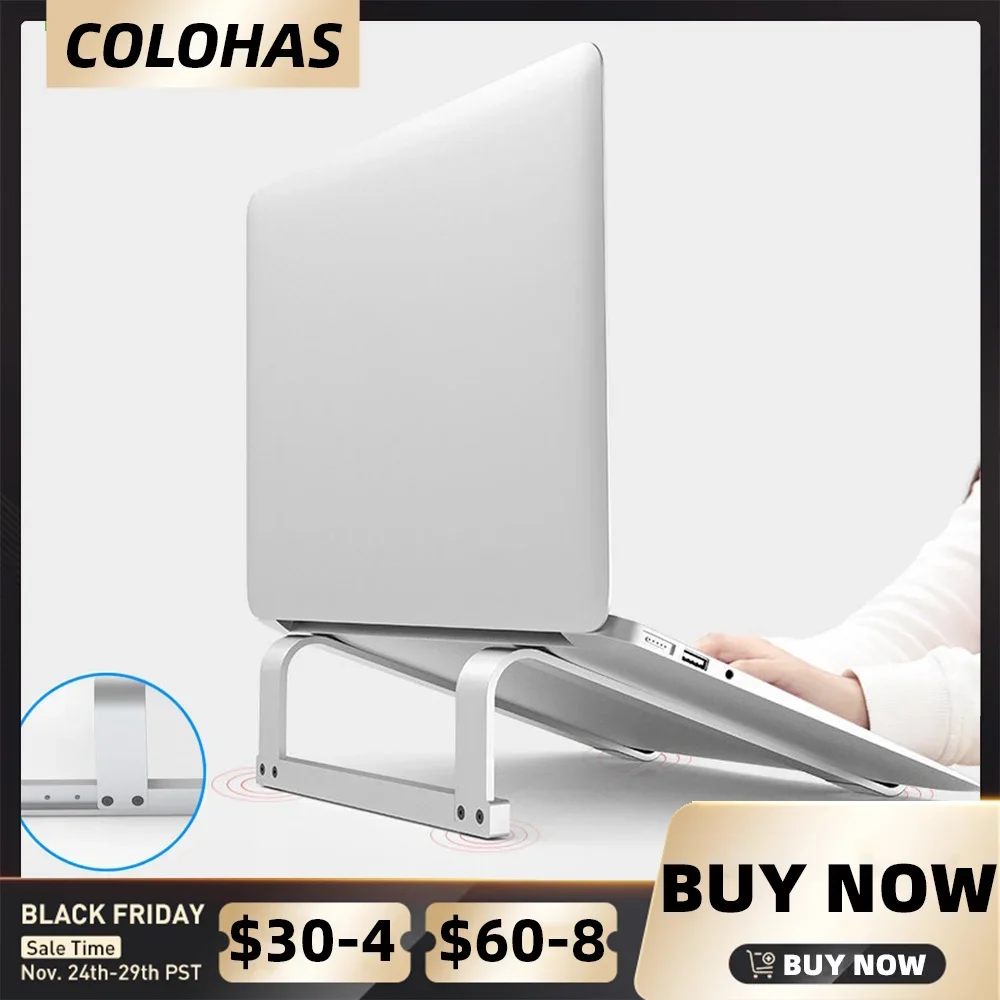 Регулируемая алюминиевая подставка для ноутбука портативный держатель Macbook Pro