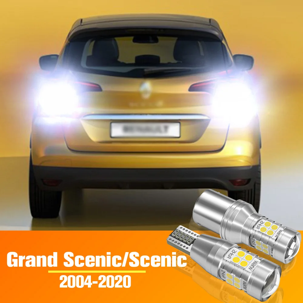 

2x LED Reverse Light Backup Bulb Accessories For Renault Scenic Grand Scenic 2 3 4 2003-2020 2009 2010 2014 2015 2016 2017 2018