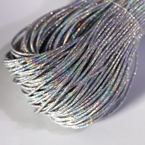 5 ярдов блестящая искусственная кожаная веревка 2 мм