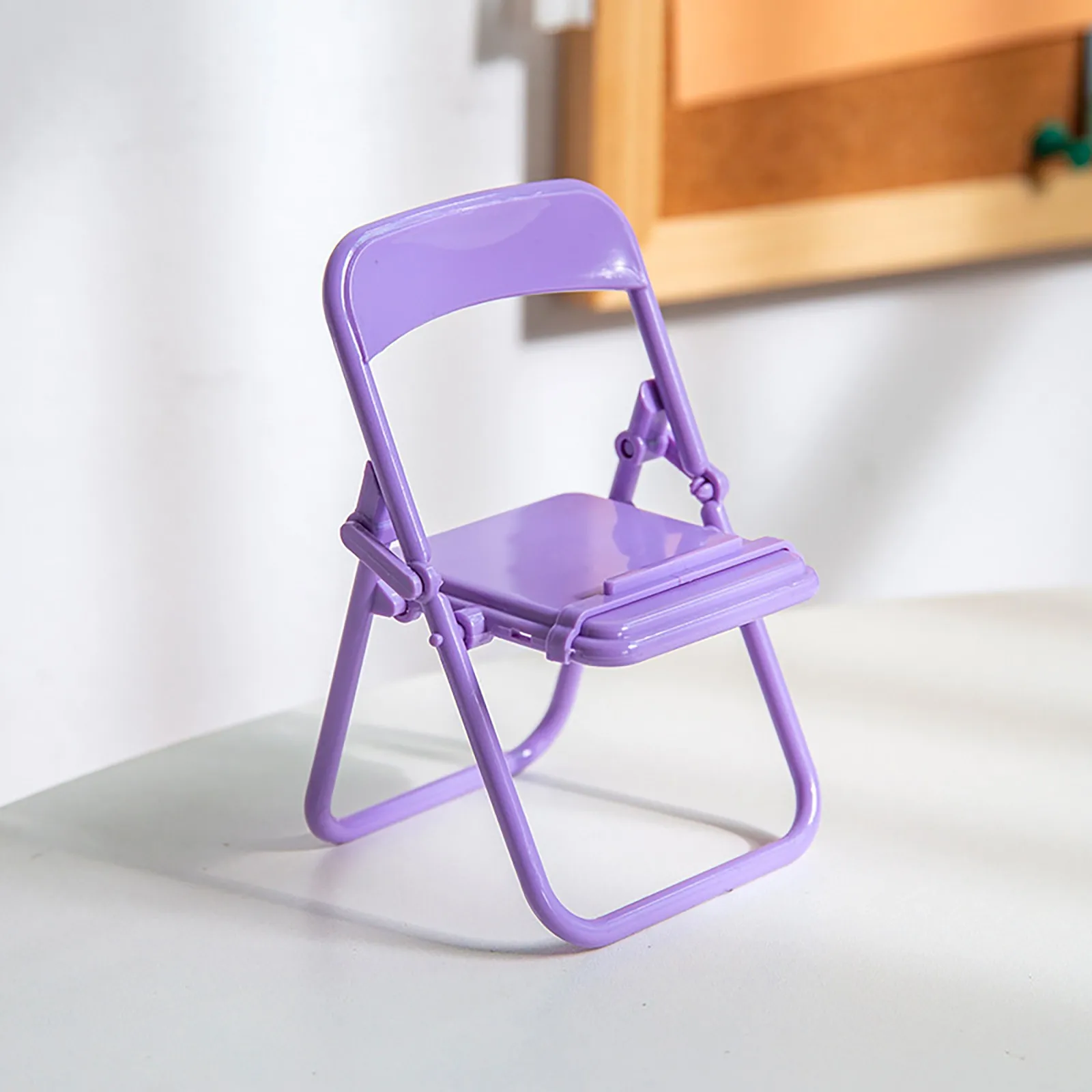 

Mini Chair Phone Holder Desktop Universal Phone Accessories Candy Color Mobile Phone Holder Creative Portable Holder