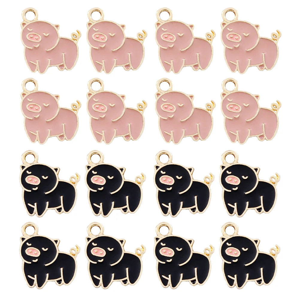 

20pcs Jewelry Making Accessories Charms Piggy Pendant for Bracelet Earrings DIY