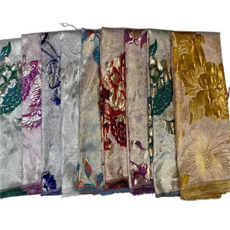 

Новинка 2022 г., Золотая Бриллиантовая кружевная ткань, новейший африканский нигерийский французский кружевной материал для свадебного плат...