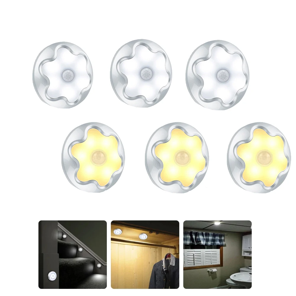 

Wireless LED Motion Sensor Night Light PIR Magnetic Infrared Emergency Night Lamp Body Bedroom Wall Lamp Cabinet Stairs Lamp