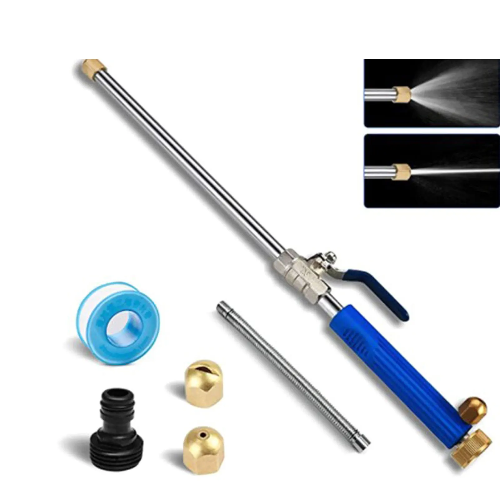 

Car Pet Heavy Duty Detachable For Gutter Patio Window Cleaning Tool High Pressure Power Washer Wand Hose Nozzle Easy Install