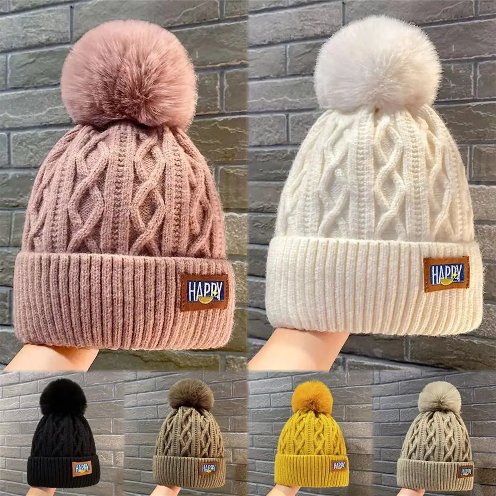

Thickened Winter Hat Fashion Keep Warm Knitted Cap Ear Protection Outdoor
