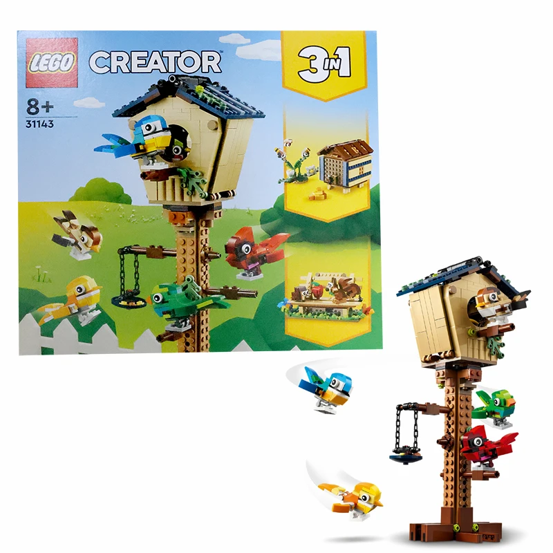 Креативный домик LEGO 31143 для мальчиков и девочек сборные блочные игрушки