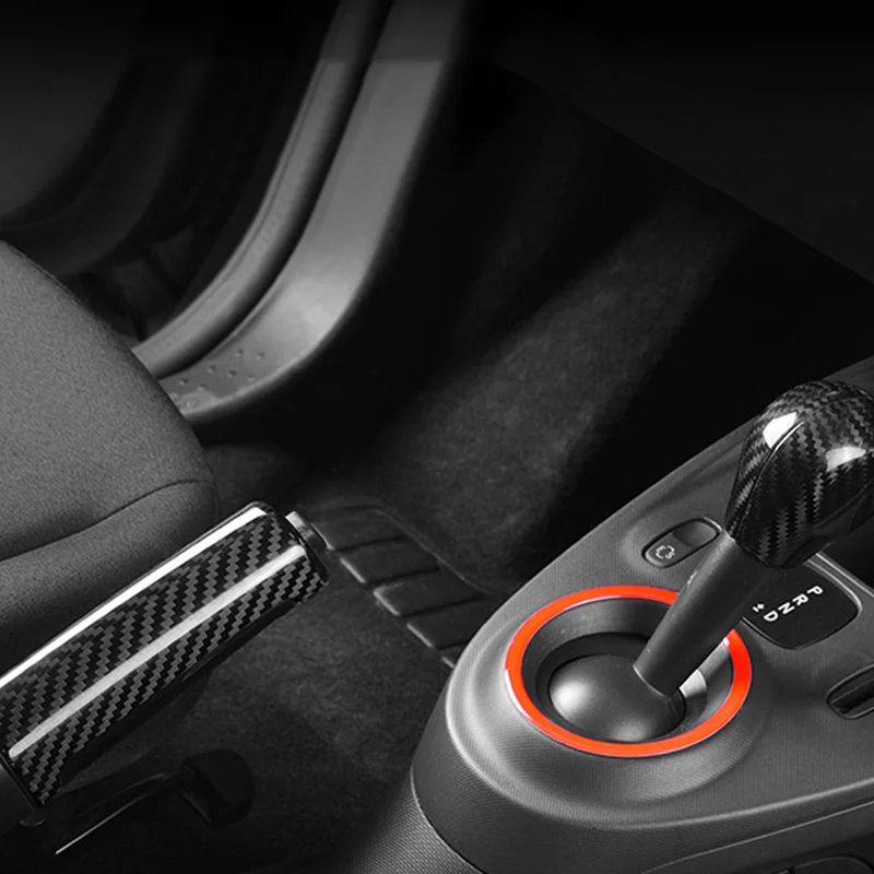 Ошейники переключения передач чехол ручной тормоз кожаный рукав для Smart Fortwo Forfour