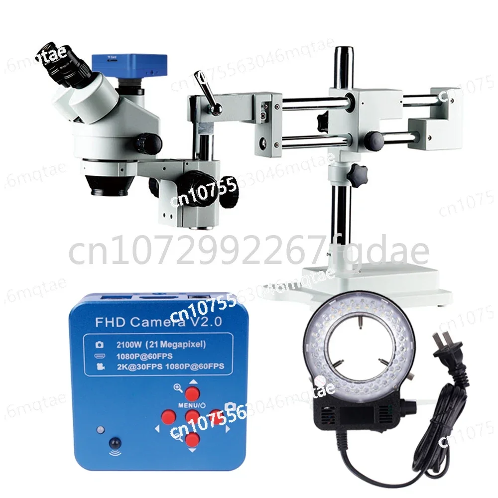 7-45x триокулярный стереоскопический микроскоп и камера USB обучение