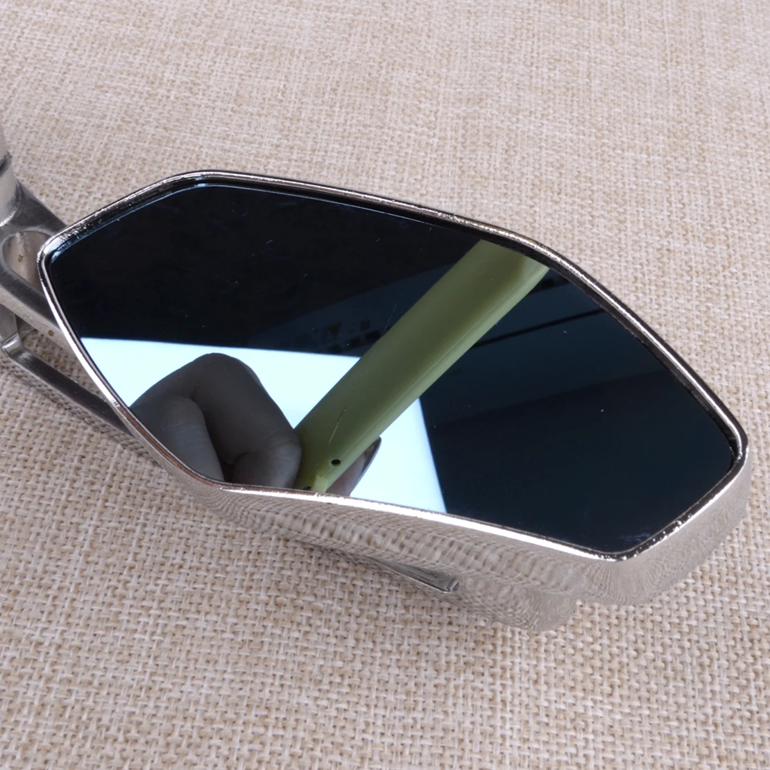 Новинка 1 пара зеркал заднего вида для мотоцикла серебро подходит Suzuki Hayabusa TL1000 R/S