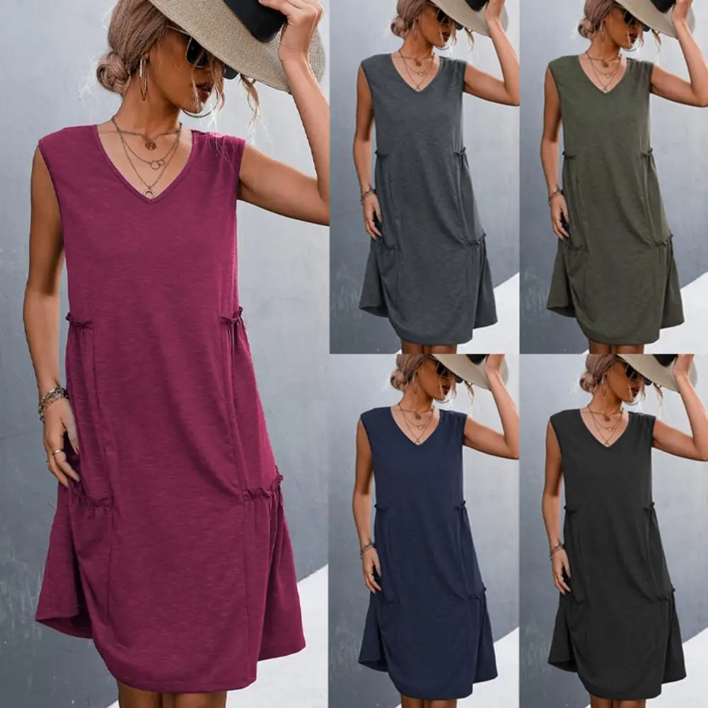 

Женское платье с широким подолом, летнее платье с коротким рукавом, женское летнее платье