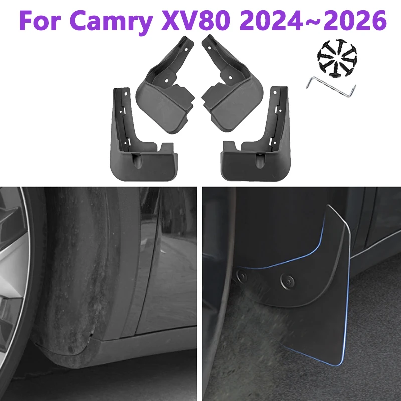 Автомобильный брызговик для Toyota Camry XV80 2024 Аксессуары 2025 2026 LE SE Брызговики