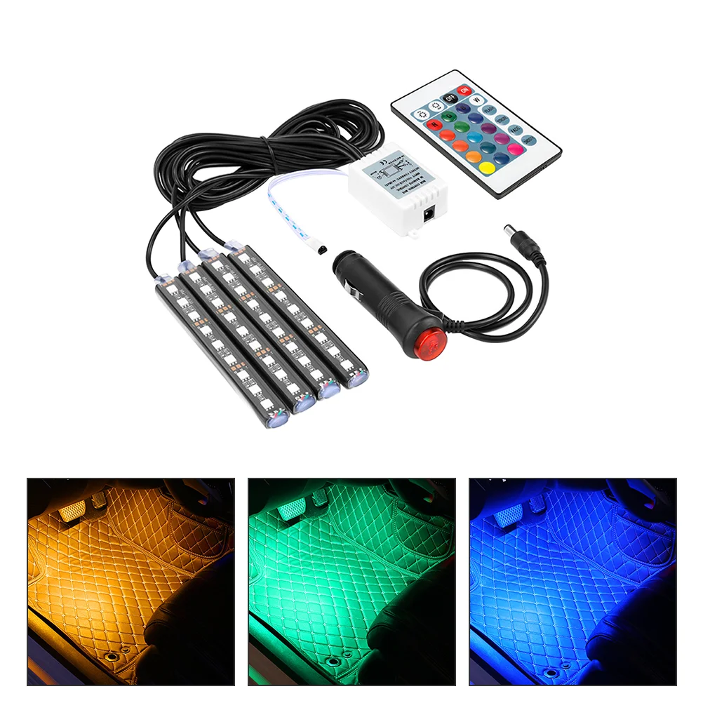 

Lamp Car Light Strip Interior Atmosphere Ledvehicle Glowing Neon Decoration Lights