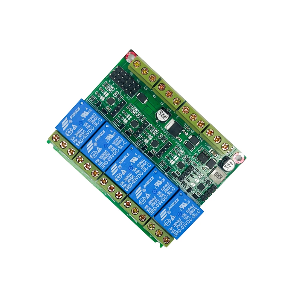 Фото 5-канальный релейный модуль RC PWM с высоким током 2S-14S, фиксируемый/незапираемый, для радиоуправляемых катеров-приманок, с выходом BEC 5В 3А №4