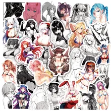 10/30/50/100pcs Hentai Sexy Beauty Bikini Bunny Girl Anime Stickers Skateboard Luggage Guitar Laptop Car Cool Waterproof Sticker