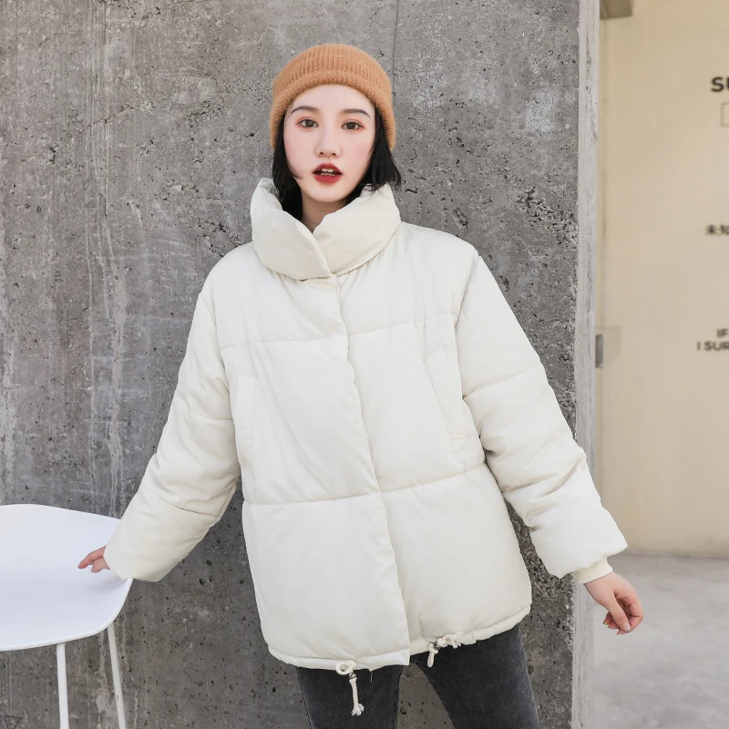 2023 New Women's Winter Jacket Korean Style Stand-up Collar Thick Warm Women's Jacket Coat Fashion Short Parka Winter