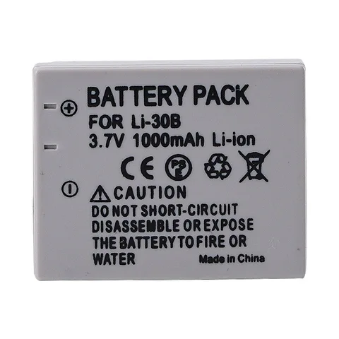LI-30B Li-30C аккумулятор для камеры 3,7 В 1000 мАч аккумуляторная батарея для цифровой камеры Olympus Stylus Verve Digital Sgit-Mini архива-Mini S