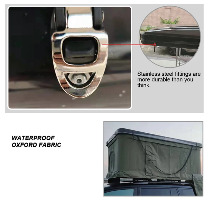 Выдвижная 4X4 жесткая крыша автомобиля верхняя палатка уличная Складная