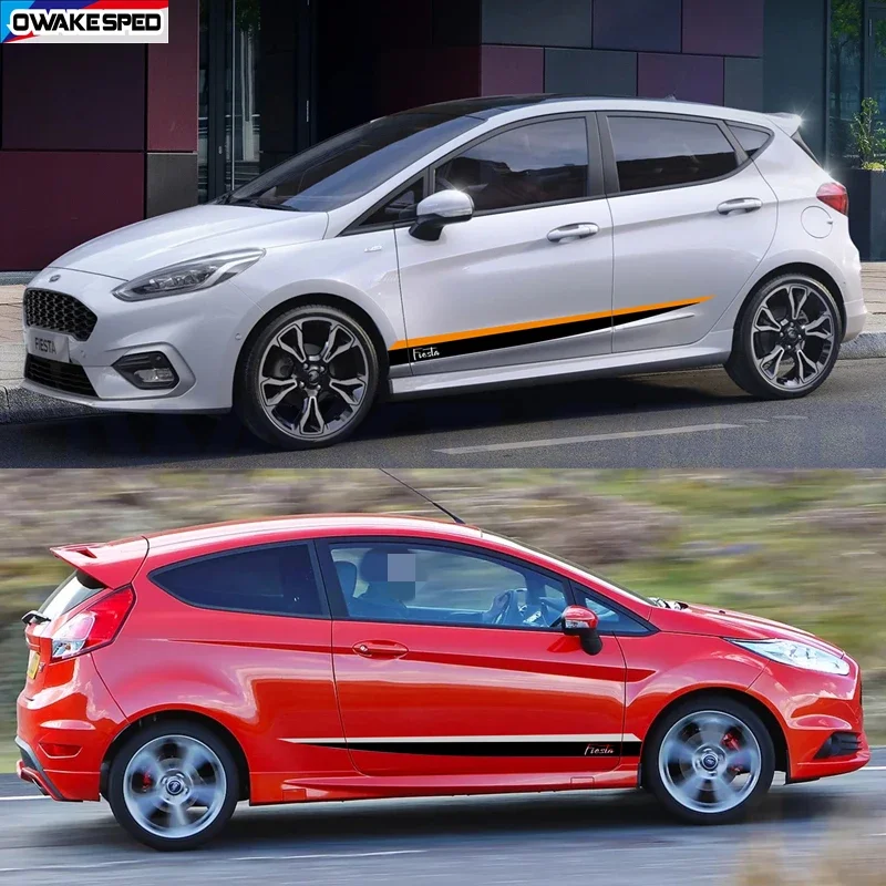 2 шт., виниловые наклейки для автомобиля Ford Fiesta ST RS 3-5